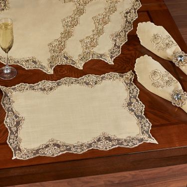 Florentina Placemats Antique Gold Set of FourImage