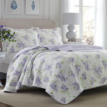 Keighley Mini Quilt Set LilacImage