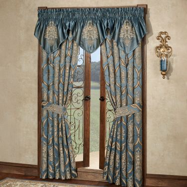 Castleton Ascot Valance Steel Blue 40 x 21Image