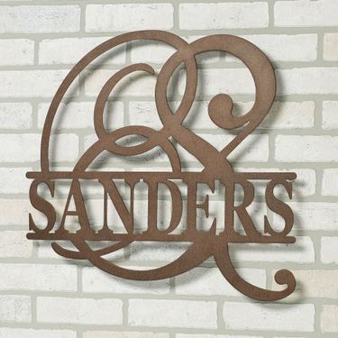 Accord Personalized Wall Art Sign BronzeImage