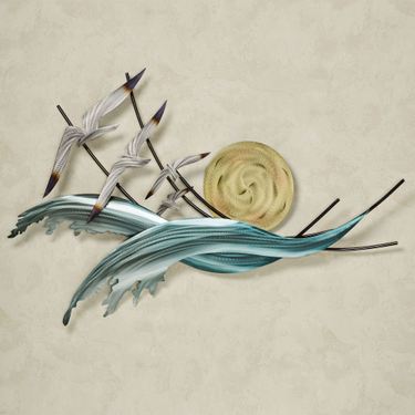 Wave Riders Wall Sculpture BlueImage