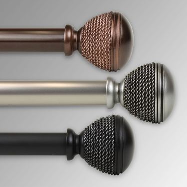 Barree Single Decorative Curtain Rod SetImage