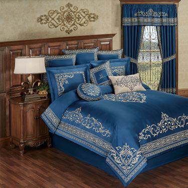 Buckingham Comforter Set SapphireImage