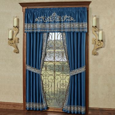 Buckingham Tailored Valance Sapphire 72 x 20Image