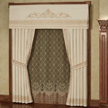 Versailles Tailored Valance Pearl 72 x 20Image