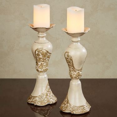 Floressa Candleholder Pair Multi MetallicImage
