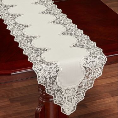 Evangelina Table Runner IvoryImage