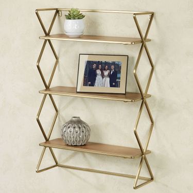 Jamie Wall Shelf GoldImage