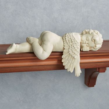Dreaming Cherub Shelf Sitter IvoryImage