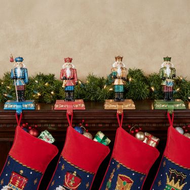 Nutcracker Stocking Holders Multi Jewel Set of FourImage