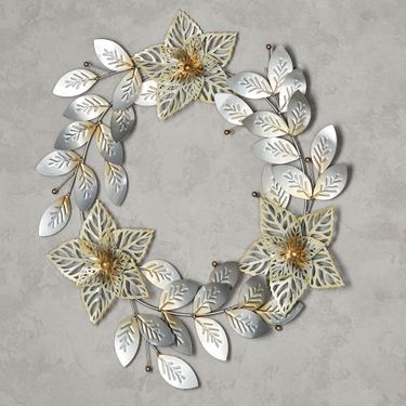 Sparkling Wreath Wall Art Multi MetallicImage