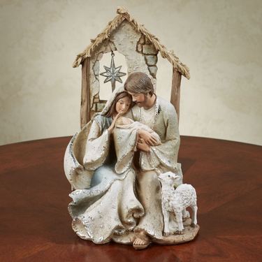 Divine Holy Family Figurine NaturalImage