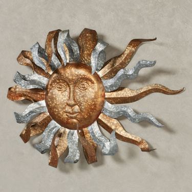 Windswept Sun Wall Art Multi MetallicImage