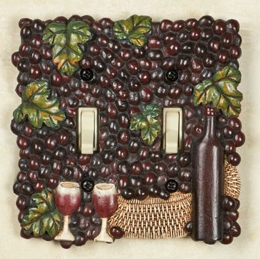 Wine Picnic Grapes Double Switch Multi EarthImage
