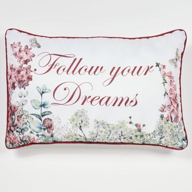 Bloomfield Piped Pillow Claret RectangleImage