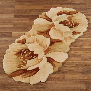 Felicity Floral Rug Runner Cream 26 x 55Image