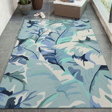 Capri Palm Leaf Rectangle RugImage