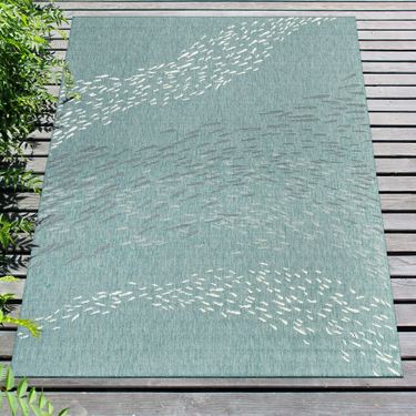 School of Fish Rectangle RugImage