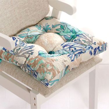 Under the Sea Chair Pad Cushion Multi Cool ChairpadImage