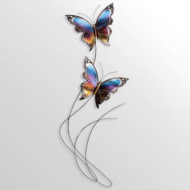 Butterfly Flight Path III Wall Sculpture Multi JewelImage