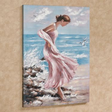 Beach Chic Canvas Wall Art Multi CoolImage