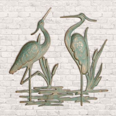 Heron Metal Wall ArtImage