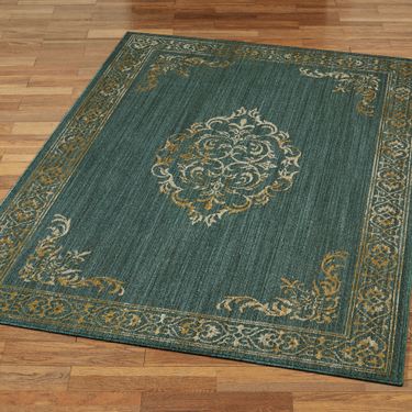 Halton Rectangle Rug JadeImage