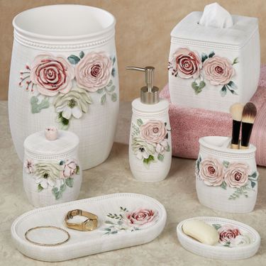 Spring Garden Lotion Soap Dispenser IvoryImage