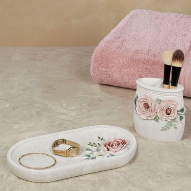 Spring Garden Brush Holder IvoryImage