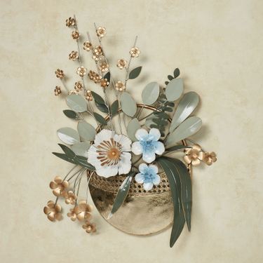 Pocket of Posies Floral Wall Art GoldImage