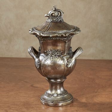 Victoria Acanthus Decorative Covered Jar Multi MetallicImage