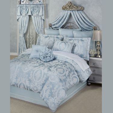 Contessa Comforter Set Powder BlueImage