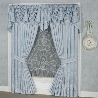 Contessa Empire Valance Powder Blue 110 x 28Image