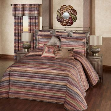 Sedona Grande Bedspread Set Multi WarmImage