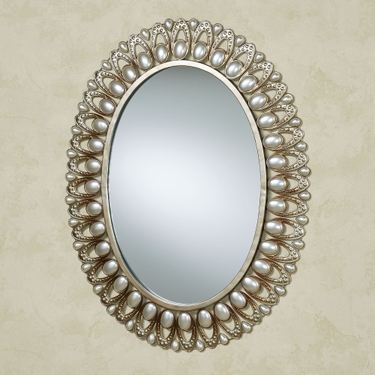 Julianne Oval Wall Mirror Champagne GoldImage