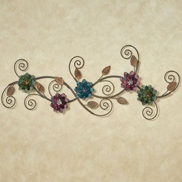 Samar Floral Wall Art Golden BronzeImage