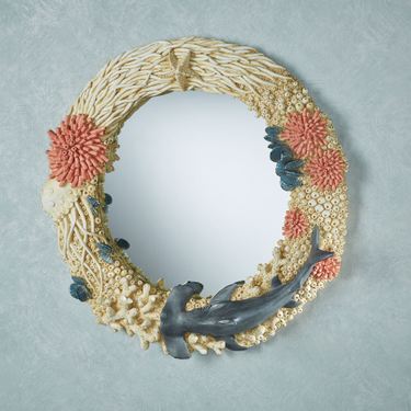 Cosette Coral Wall Mirror CreamImage