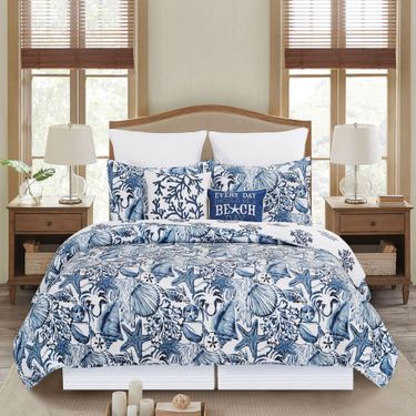 Blue Coast Shells Mini Quilt SetImage