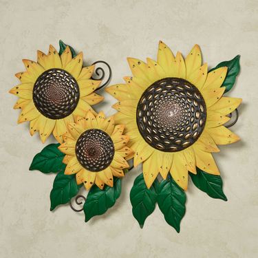 Sunflower Garden Wall Art Sculpture Multi EarthImage