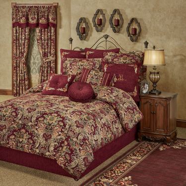 Tosca Comforter Set BurgundyImage