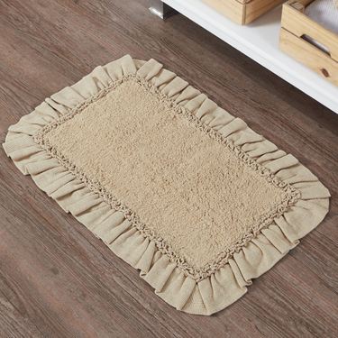 Burlap Bath Mat Natural 30 x 20Image
