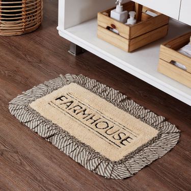 Sawyer Mill Bath Mat Black 30 x 20Image