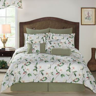 Magnolia Lane Mini Comforter Set GrayImage