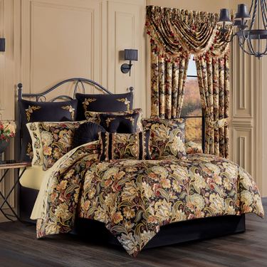 Stefania Comforter Set BlackImage