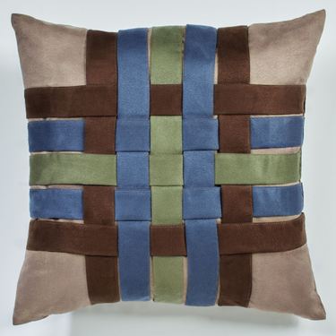 Crossover Decorative Pillow Sand 18 SquareImage