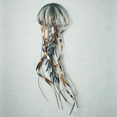 Jellyfish Wall Sculpture SilverImage