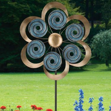 Hypnotic Gaze Wind Spinner Aged GoldImage