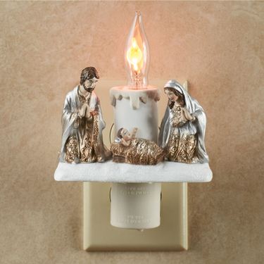 Holy Family Nightlight Multi MetallicImage