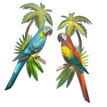 Blue Macaw in the Tropics Wall ArtImage