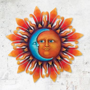 Celestial Energy Sun and Moon Wall Art Multi BrightImage